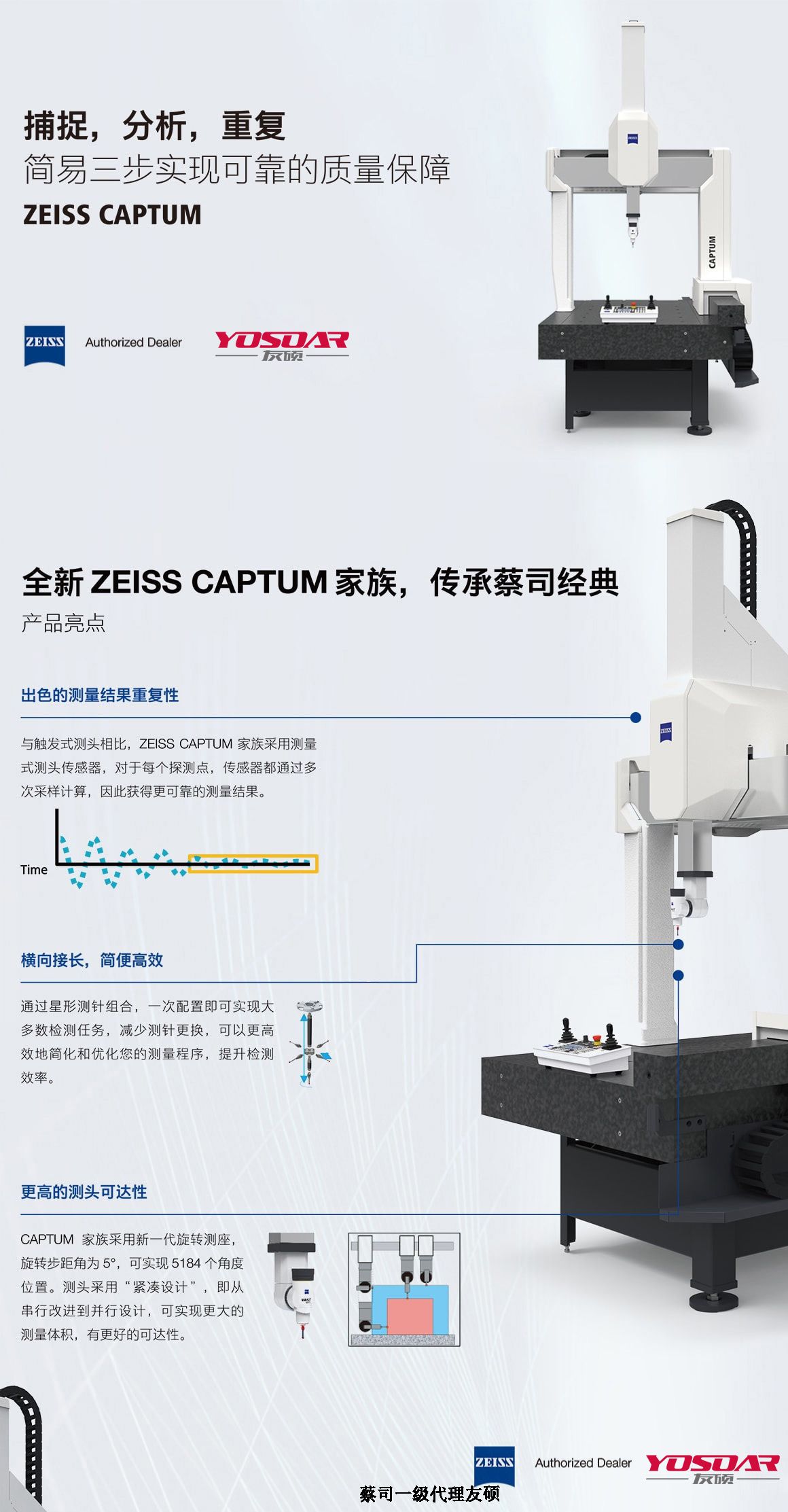 葫芦岛蔡司三坐标CAPTUM